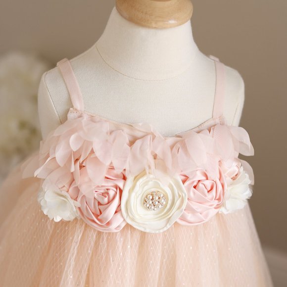 Tulle Party Dress With Adjustable Straps Matching Headband Spring Summer NWT - Picture 7 of 7